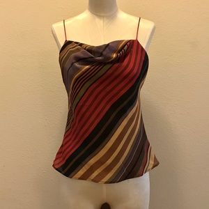 Unique, Shimmery Striped Camisole from Early 2000s